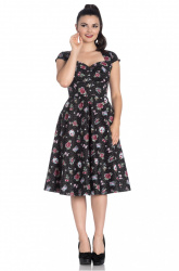 robe-hell-bunny-pin-up-fleur-et-pois