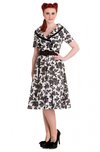 robe-florale-annees-50