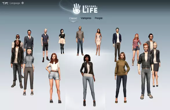 second life Avatars Classic